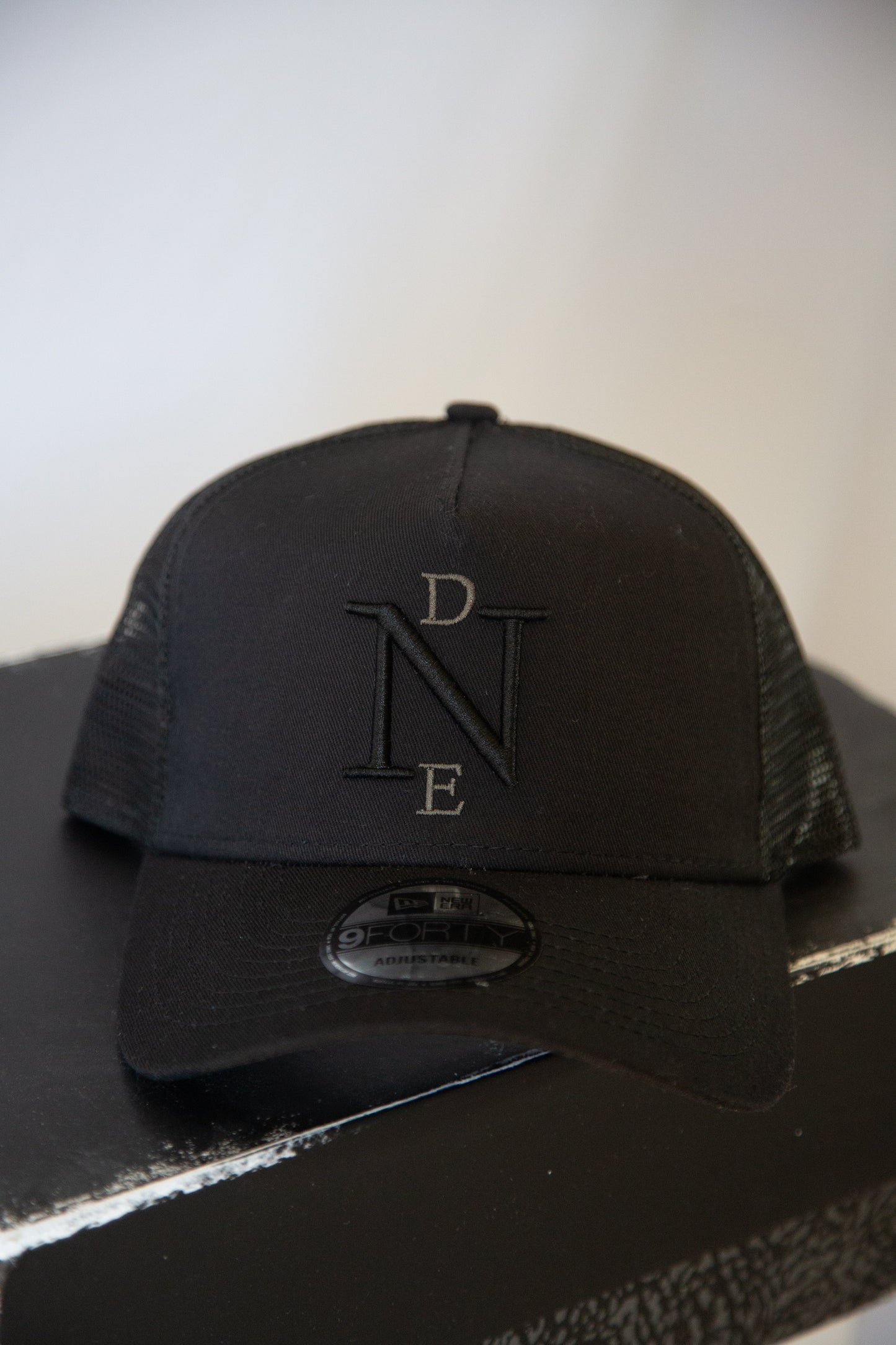 Black Trucker Cap