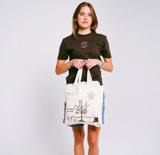Give Back To Your Roots Tote Bag