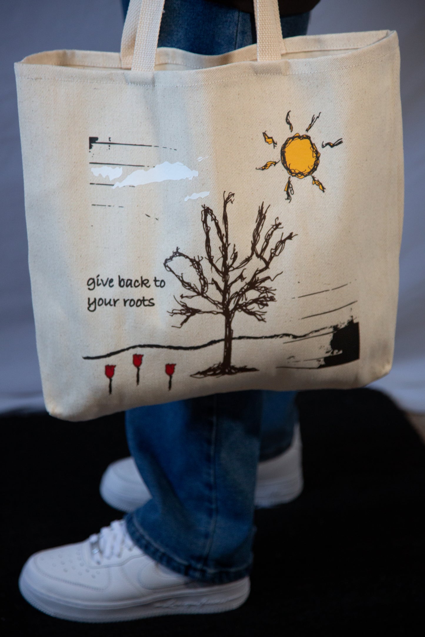 Give Back To Your Roots Tote Bag