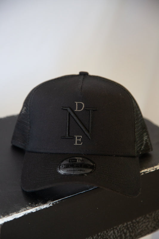 Black Trucker Cap